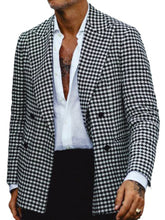 Blazer Homme à Revers Pointu avec Une Fente Simple