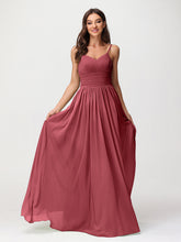 Bretelles Spaghetti Mousseline Maxi Robes Cannelle Rose Grande Taille
