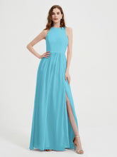 Licou Mousseline Simple Robe Avec Fente Piscine