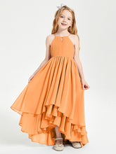 Robes de Demoiselle d'Honneur Junior en Mousseline Orange