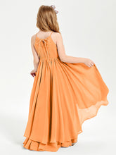 Robes de Demoiselle d'Honneur Junior en Mousseline Orange