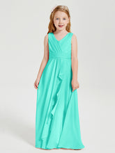 Boho Robes de Demoiselle d'Honneur Longues en Mousseline Spa