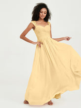 Col En Cœur Mousseline Robes Avec Dentelle Mancherons Or