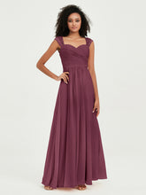 Col En Cœur Mousseline Robes Avec Dentelle Mancherons Mûre