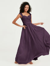 Col En Cœur Mousseline Robes Avec Dentelle Mancherons Plum