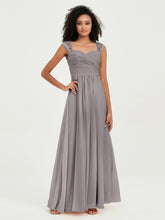 Col En Cœur Mousseline Robes Avec Dentelle Mancherons Argent