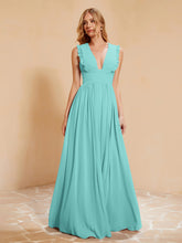 Maxi Robe Sans Manches avec Décolleté en V Plongeant Spa