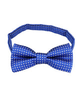 Bleu roi à pois