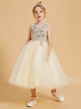 Robes de Fille Enchanteresses avec Détails en Tulle et Appliqué