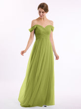 Hors De l'Épaule Col En Cœur Tulle Robe Trèfle