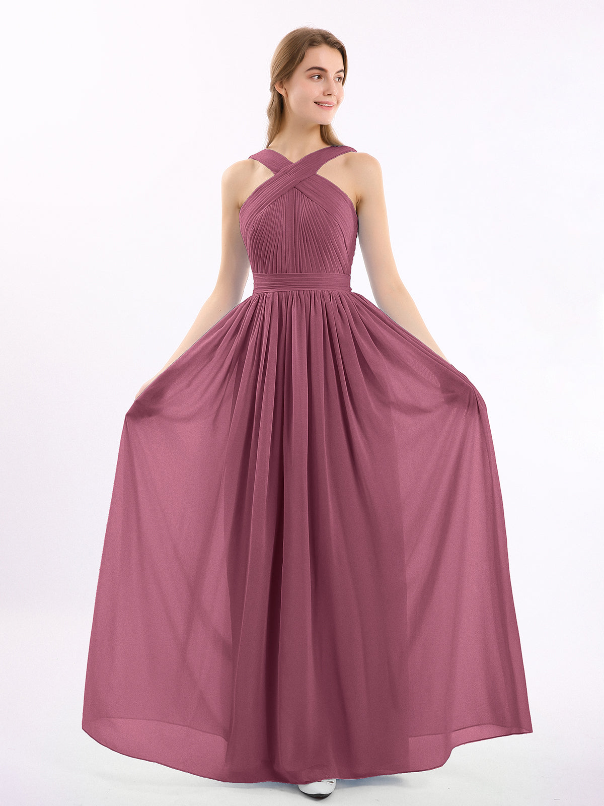 Robe longue croisé main image 1