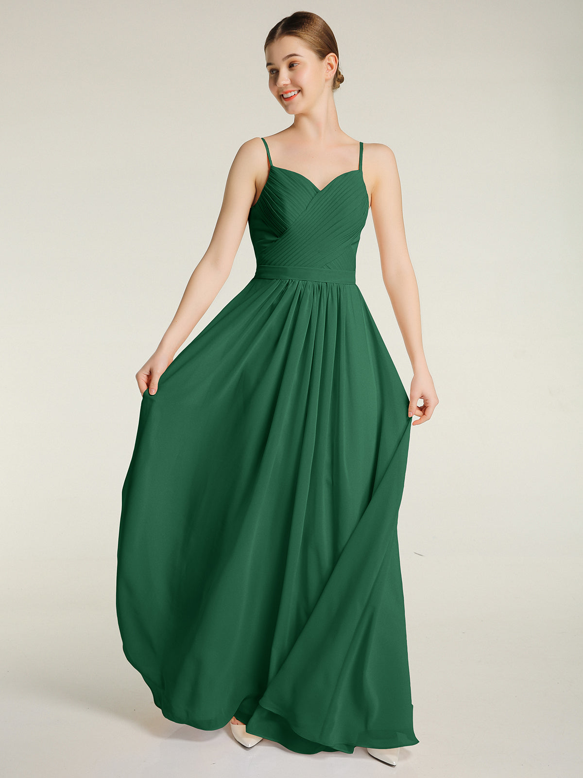 Robe best sale vert foncé