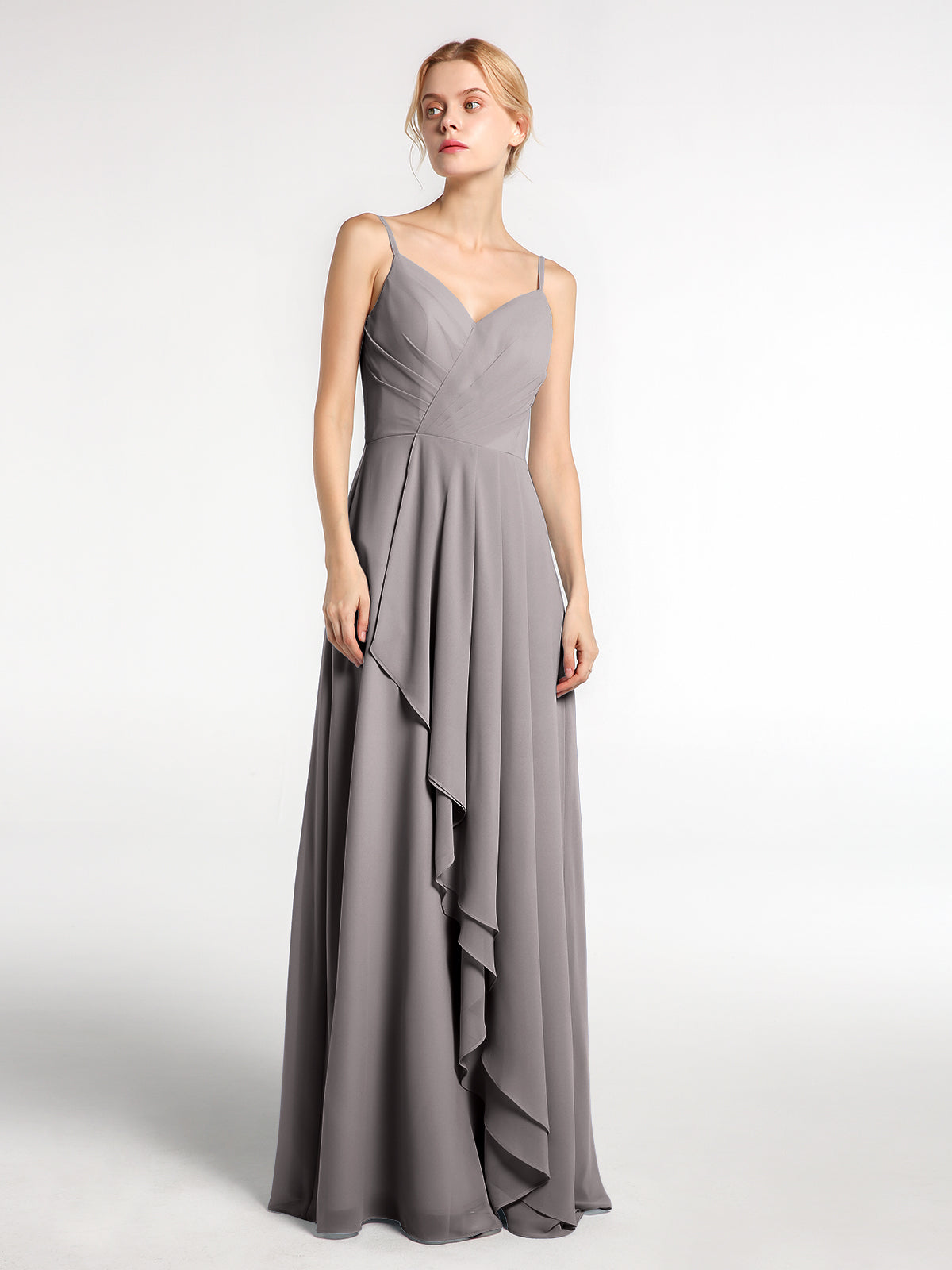 Robe de soirée Diana Gris Argent