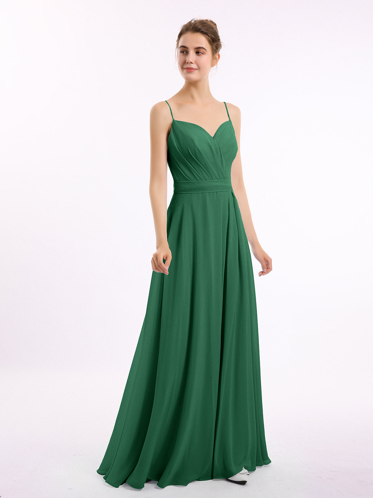 Robe à Bretelles Verte Et Rouge Coton - Taille S, Genou, été, Occasion Très Bon état