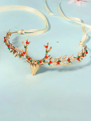 Peigne en Strass Bandeau de Cheveux de Noël