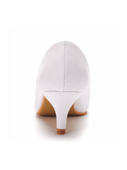 Chaussures Féminines à Talons Kitten et Bout Pointu Simples