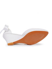 Talons Compensés Bout Pointu Chaussures de Mariage pour Femmes