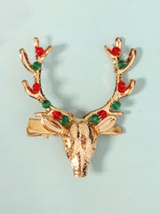 Accessoires de Cheveux en Strass Pinces à Cheveux de Noël