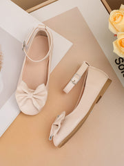 Chaussures de princesse à boucle avec nœud