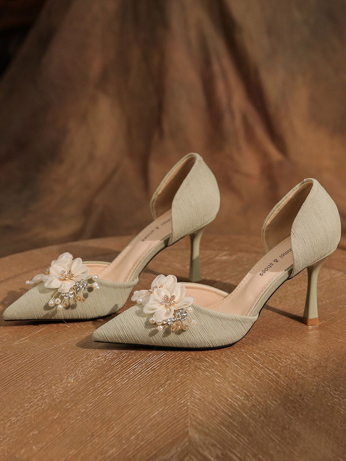QSGDavid-Chaussures de Mariage à Talons Hauts pour Femme, Parka Jolie tue, Marron, Strass, ix, Uniquement, Ensemble au Choix 322 QSGDavid-Chaussures de Mariage à Talons Hauts pour Femme, Parka Jolie tue, Marron, Strass, ix, Uniquement, Ensemble au Choix 322