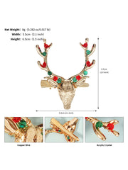 Accessoires de Cheveux en Strass Pinces à Cheveux de Noël