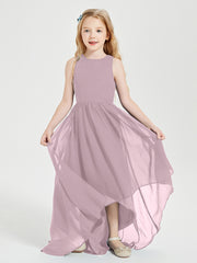 Junior Robes de Demoiselle d'Honneur Asymétriques Exquises Dusk