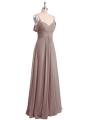 Hors De l'Épaule Spaghetti Bretelle Mousseline Robes Dusk