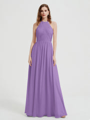 Licou Mousseline Robes Avec Corsage Plissé Tahiti