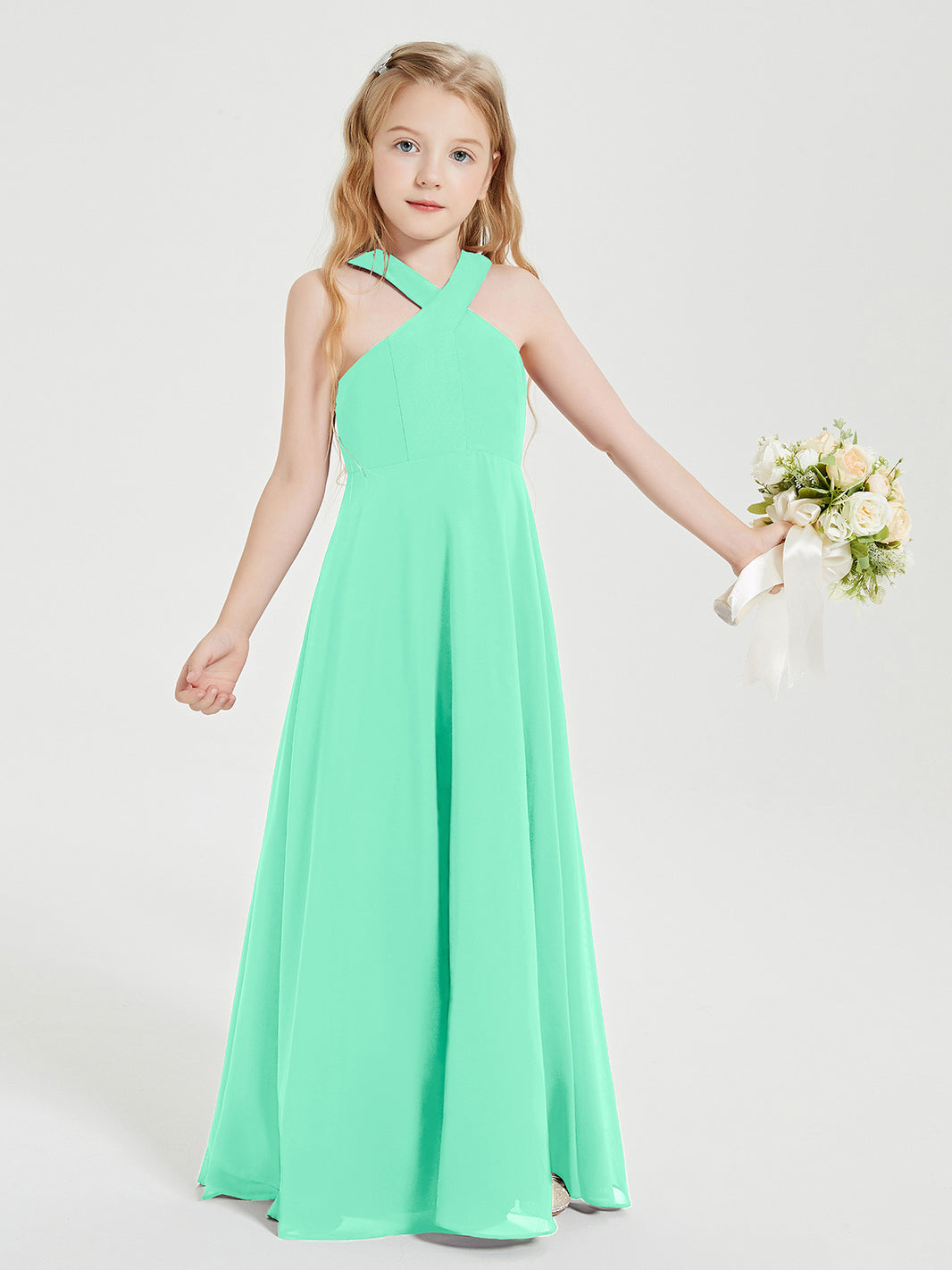 Robe Maxi Dos Nu Sunkissed Couture Rayures Verte Multi - Taille XL Junior, Neuve Avec étiquettes