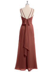 Col En Cœur Mousseline Tenue Avec Double Bretelless terracotta Grande Taille