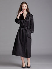 Pyjamas Longs Unis Couleur élégants Avec Broderies Robes de Mariée et Demoiselles d'Honneur