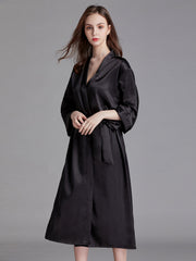 Pyjamas Longs Unis Couleur élégants Avec Broderies Robes de Mariée et Demoiselles d'Honneur