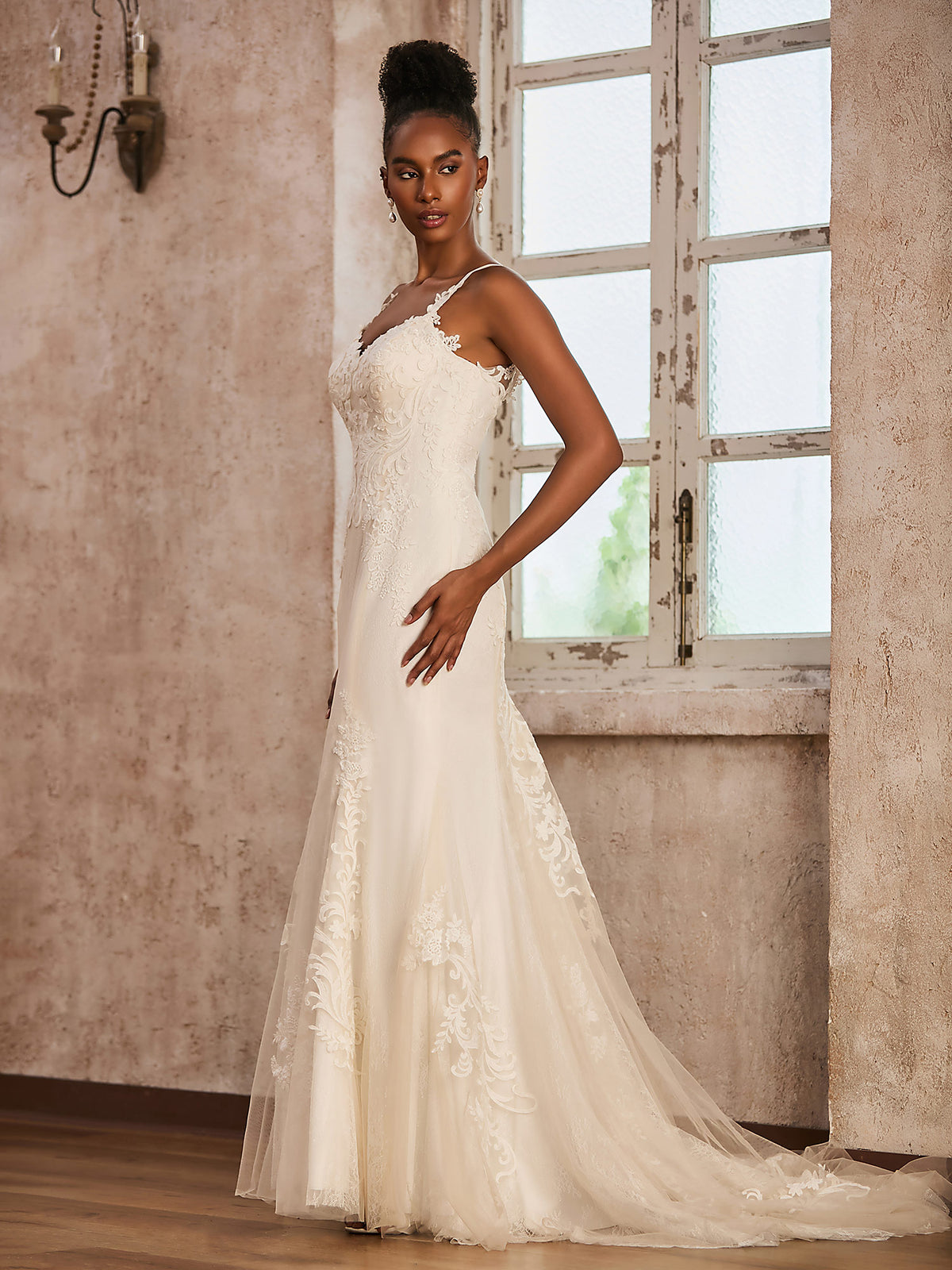 Robe Cocktail BCBG MAX AZRIA Taille 2 - Dentelle Appliquée - Sans Manches - Neuve Avec étiquette
