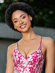 Boucles d'oreilles carrées roses en or rose