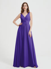 Dos Ouvert Mousseline Robes Avec Col En V Régence