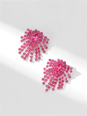 Boucles d'oreilles araignées à pompons courts