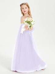 Robe Étincelante de Demoiselle d'Honneur Junior Top en Paillettes Lilas