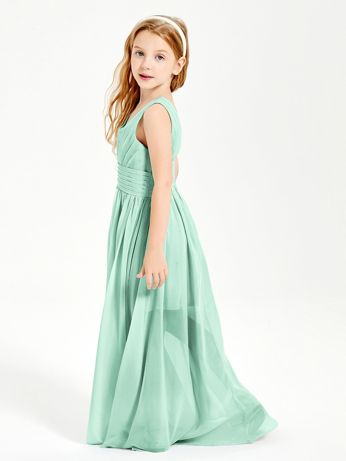 Robe fille 2025 vert menthe