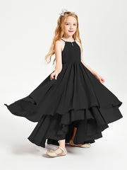Robes de Demoiselle d'Honneur Junior en Mousseline Noir