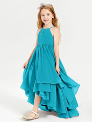 Robes de Demoiselle d'Honneur Junior en Mousseline Jade