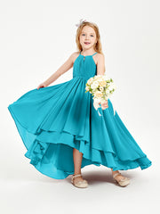 Robes de Demoiselle d'Honneur Junior en Mousseline Jade