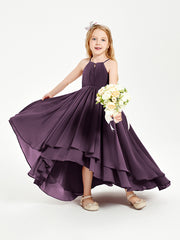 Robes de Demoiselle d'Honneur Junior en Mousseline Plum