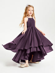 Robes de Demoiselle d'Honneur Junior en Mousseline Plum