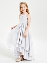 Robes de Demoiselle d'Honneur Junior en Mousseline Blanc