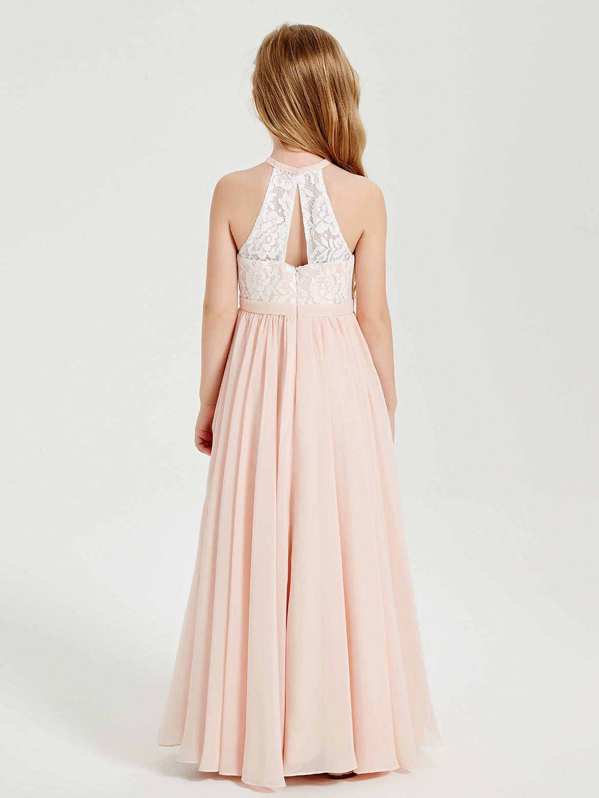 Robe Mariage Fille 12-13 Ans - Mousseline Bleue, Occasion Très Bon état