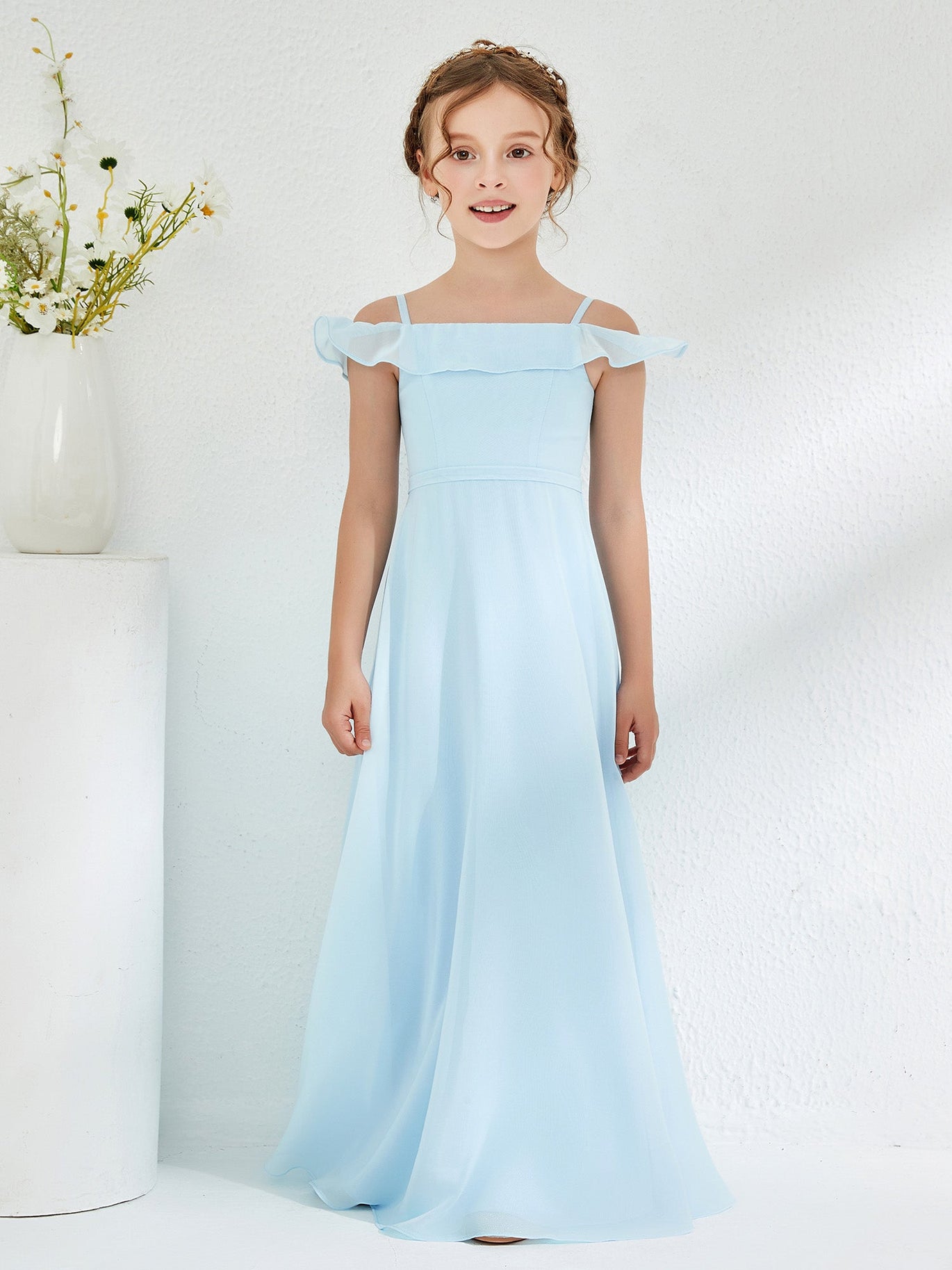 Robe Demoiselle Tenue SoirÃ©e Ado Fille Soiree Bleu Robe De Bal
