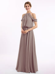 Licou Hors De l'Épaule Robe Avec Blouson Corsage Dusk