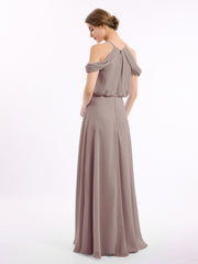 Licou Hors De l'Épaule Robe Avec Blouson Corsage Dusk