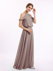 Licou Hors De l'Épaule Robe Avec Blouson Corsage Dusk