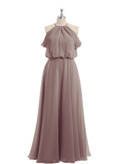 Licou Hors De l'Épaule Robe Avec Blouson Corsage Dusk
